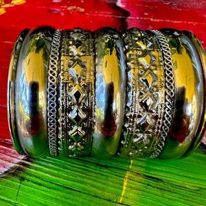 Elegant Silver Cuff Bracelet